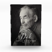 Papa Foto Memorial Begrafenis Tribute (Voorkant)