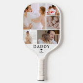 papa | Fotocollage Pickleball Paddle (Achterkant)