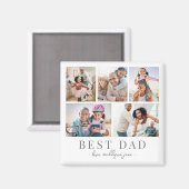 Papa Fotocollage Vader Magneet (Voorkant / Achterkant)