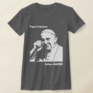 PAPA FRANCISCO LISBOA MMXXIII T-SHIRT