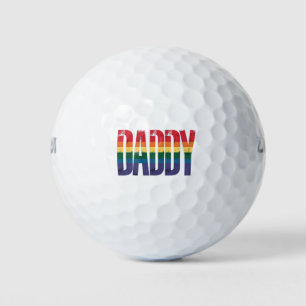 Papa Gay Pride Maand LGBTQ Vaderdag Regenboog Golfballen