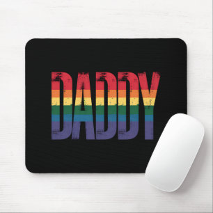 Papa Gay Pride Maand LGBTQ Vaderdag Regenboog Muismat