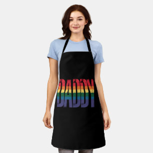 Papa Gay Pride Maand LGBTQ Vaderdag Regenboog Schort