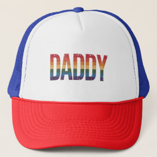 Papa Gay Pride Maand LGBTQ Vaderdag Regenboog  Trucker Pet