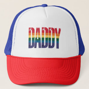Papa Gay Pride Maand LGBTQ Vaderdag Regenboog Trucker Pet