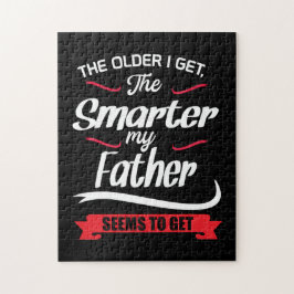 Papa geeft de ouder die ik krijg de slimmer legpuzzel