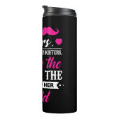 Papa geeft het gewicht van haar wereld thermosbeker (Geroteerd rechts)