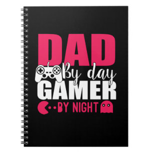 Papa geeft papa 's avonds een dagengozer. notitieboek