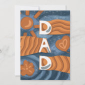 Papa - Gefeliciteerd Vaderdag Feestdagenkaart (Voorkant)