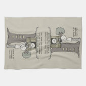 Papa gelooft in mogelijkheden theedoek (Horizontaal)