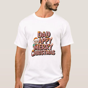 Papa Gelukkig Nieuwjaar T-shirt