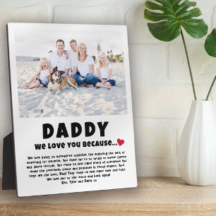 Papa Gepersonaliseerd Fotocadeau van Kinder Fotoplaat