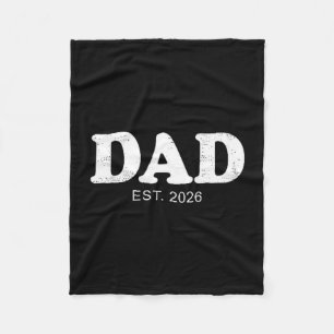 Papa Gest. 2026 Logo Vader 2026 Laden Nieuwe Papa Fleece Deken