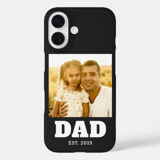 Papa Gesticht Zwart Vet Foto Case-Mate iPhone Case (Achterkant)