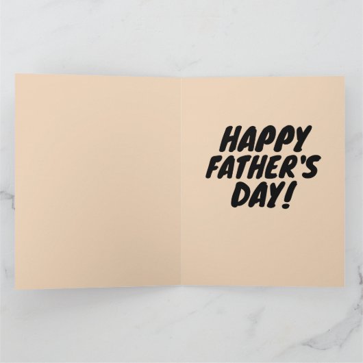 PAPA GEWELDIGE SAUS VADERDAG GROOT WENSKAART KAART (Binnen)