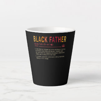 Papa Gift | Definitie Papa Black Father Gift Latte Mok