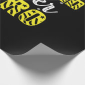 papa Gift Husband vader Hero Cadeaupapier (Hoek)