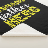 papa Gift Husband vader Hero Sherpa Deken (3/4)