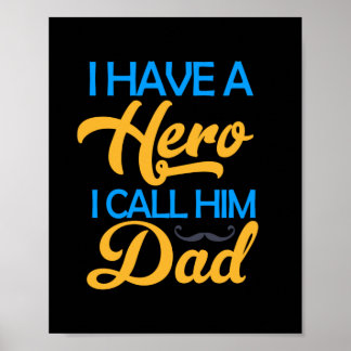 Papa Gift ik noem hem pap Poster