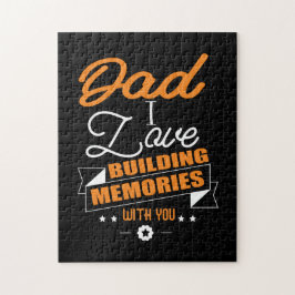 Papa Gift Love Building Memories with You Legpuzzel