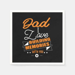 Papa Gift Love Building Memories with You Servet