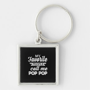 Papa Gift Mijn favoriete mensen noemen me Papa Sleutelhanger