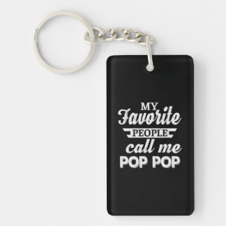Papa Gift Mijn favoriete mensen noemen me Papa Sleutelhanger
