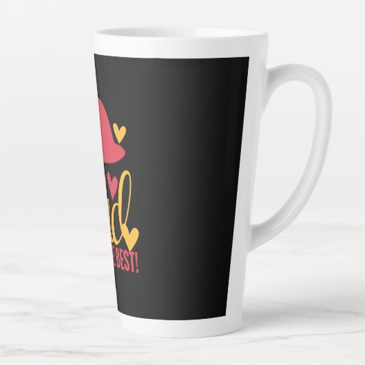 Papa Gift mijn vader is het beste Latte Mok (Rechts)