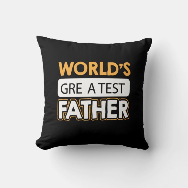 Papa Gift World's grootste vader Kussen (Voorkant)