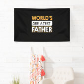 Papa Gift World's grootste vader Spandoek (Insitu)
