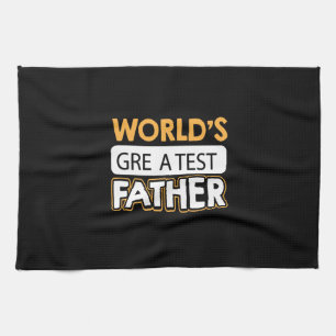 Papa Gift World's grootste vader Theedoek
