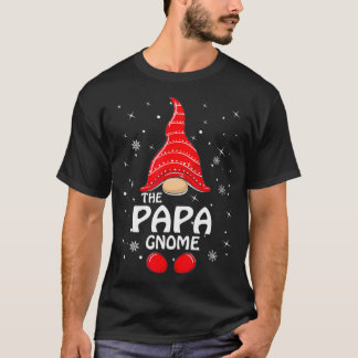 Papa Gnome Family Matching met Kerstmis Gift Pa T-shirt