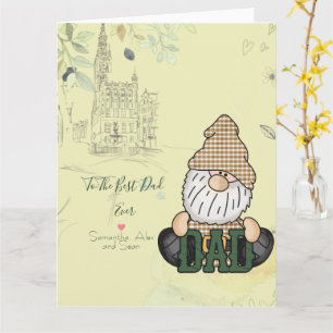 Papa Gnome personaliseren   Groene  pap Gift Kaart