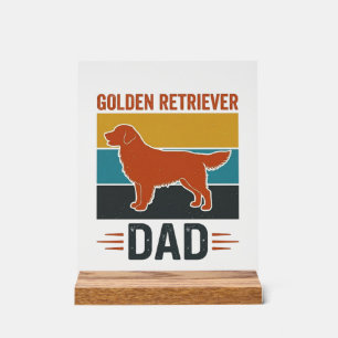 Papa Golden Retriever Conception Vector pour amate