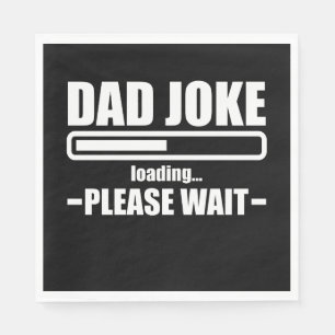 Papa grap aan het laden Grappige vader opa pappie  Servet