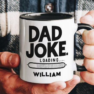Papa-grap Loading Gepersonaliseerd Mok