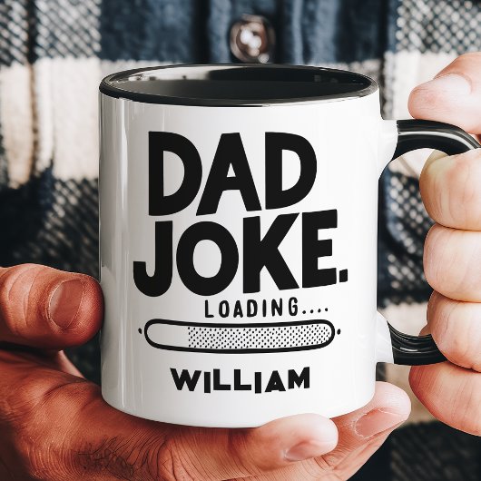 Papa-grap Loading Gepersonaliseerd Mok