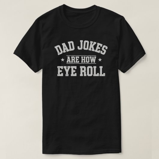 Papa Grappen Hoe Oog Rol T-Shirt – Grappige Vader’ (Design voorkant)