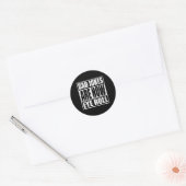 Papa grappen zijn hoe de ogen rollen papa vader da ronde sticker (Envelop)