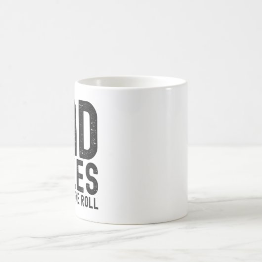 Papa grappen zijn hoe Eye Roll Cool Vader Slogan Koffiemok (Center)