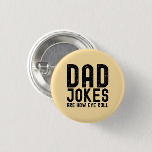 Papa grappen zijn hoe Eye Roll Cool Vader Slogan Ronde Button 3,2 Cm