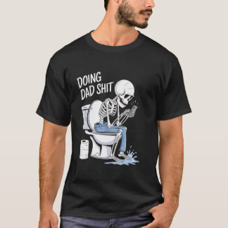 Papa Grappig Papa Bod Vaderdag Cadeau voor Papa T-shirt