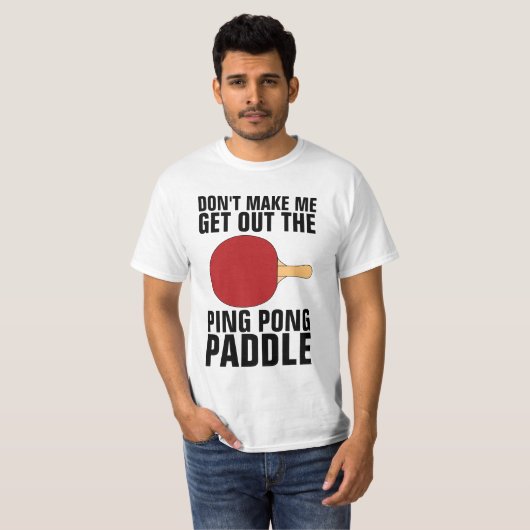 PAPA GRAPPIG PING PONG PADDLE T-shirt (Voorkant volledig)