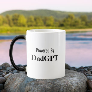 Papa Grappige Verjaardag - Aangedreven Door PapaGP Magische Mok