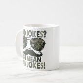 "Papa grapt" Camouflage Koffiemok (Voorkant links)