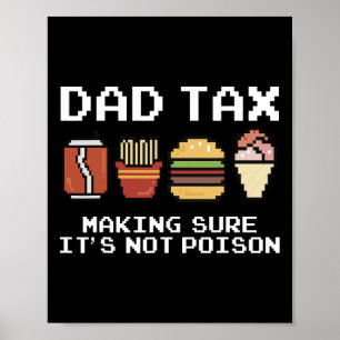 Papa grapt pap belasting zorgen dat het niet gif v poster