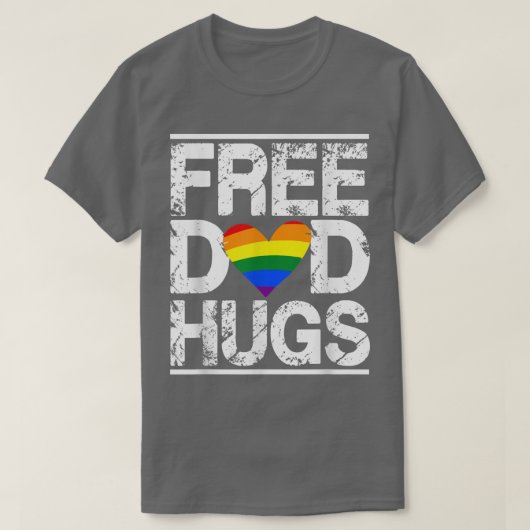 Papa Gratuit Serres T-Shirts Pride Cadeau LGBT Rai (Design devant)