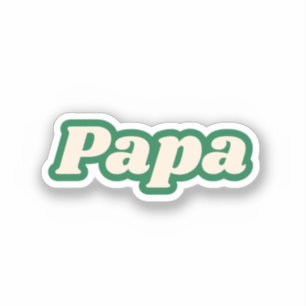 Papa   Grootvader, Vader Sticker
