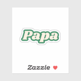 papa | Grootvader, vader Sticker