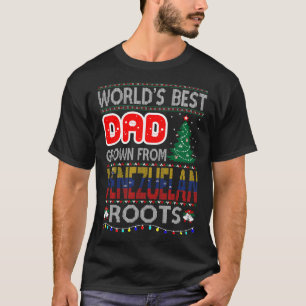 Papa Grown Venezolaanse Roots Kerst Lelijke trui T-shirt